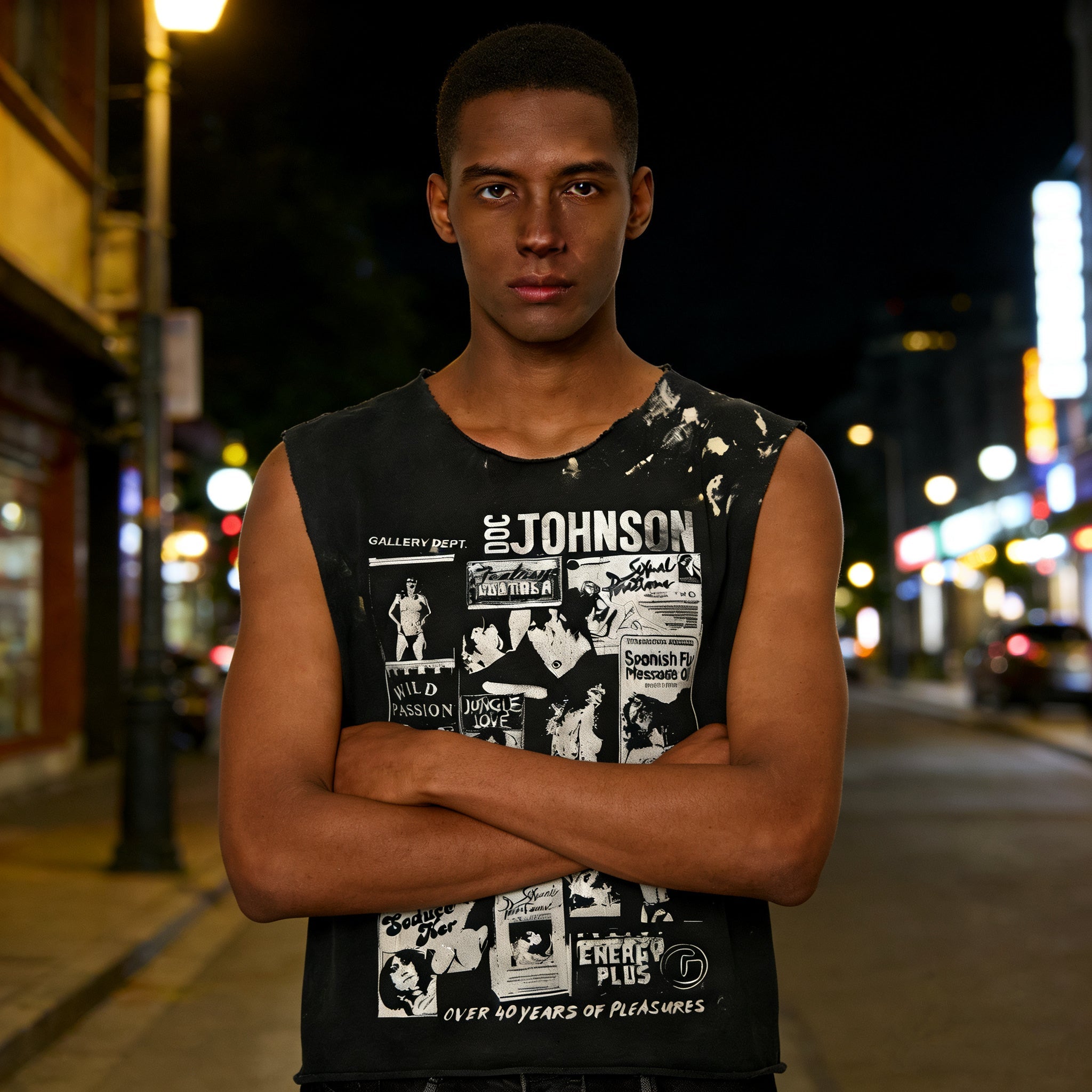 Gallery Dept. Doc Johnson Sexy Tee Black β Washed Graphic Balance