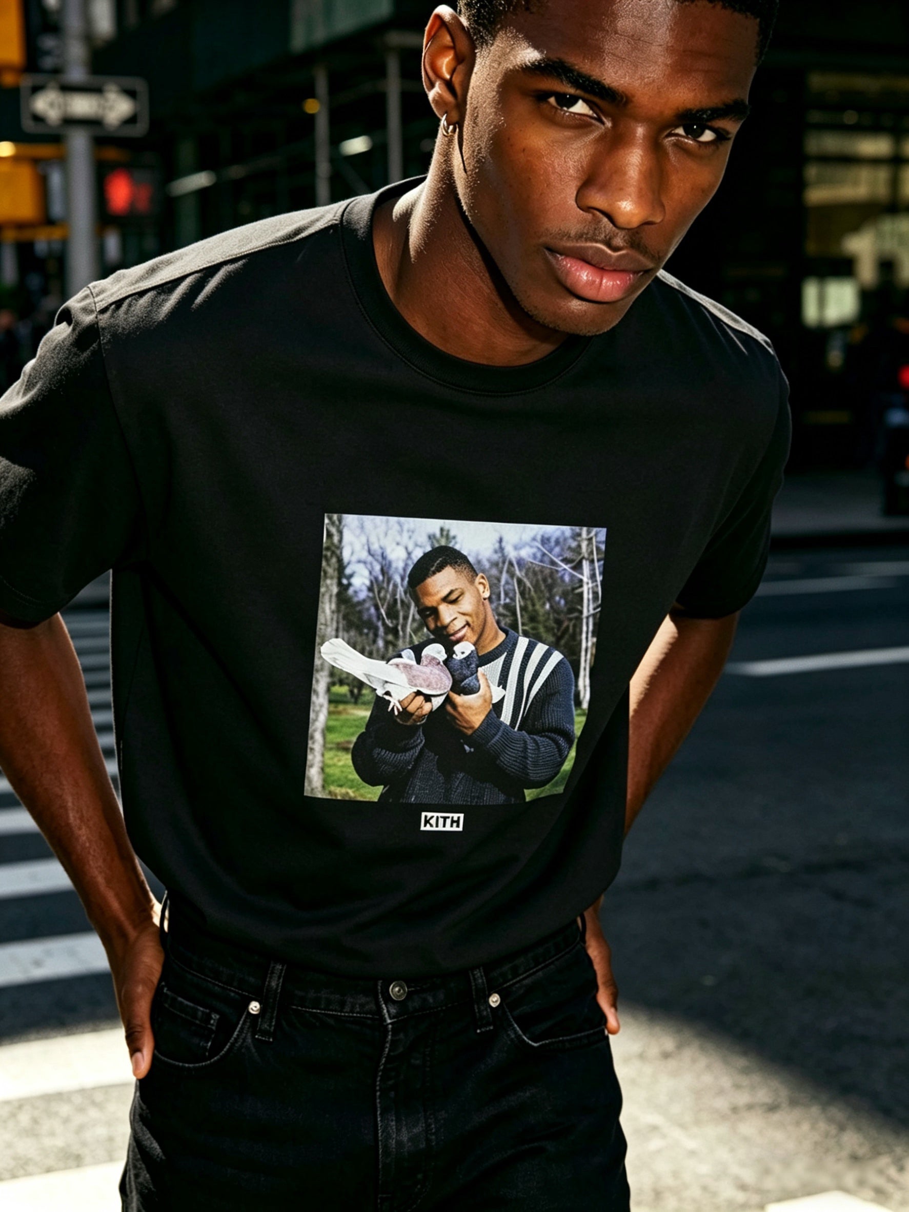 Kith For Mike Tyson Vintage Tee Black β Meme Image, Stronger Presence