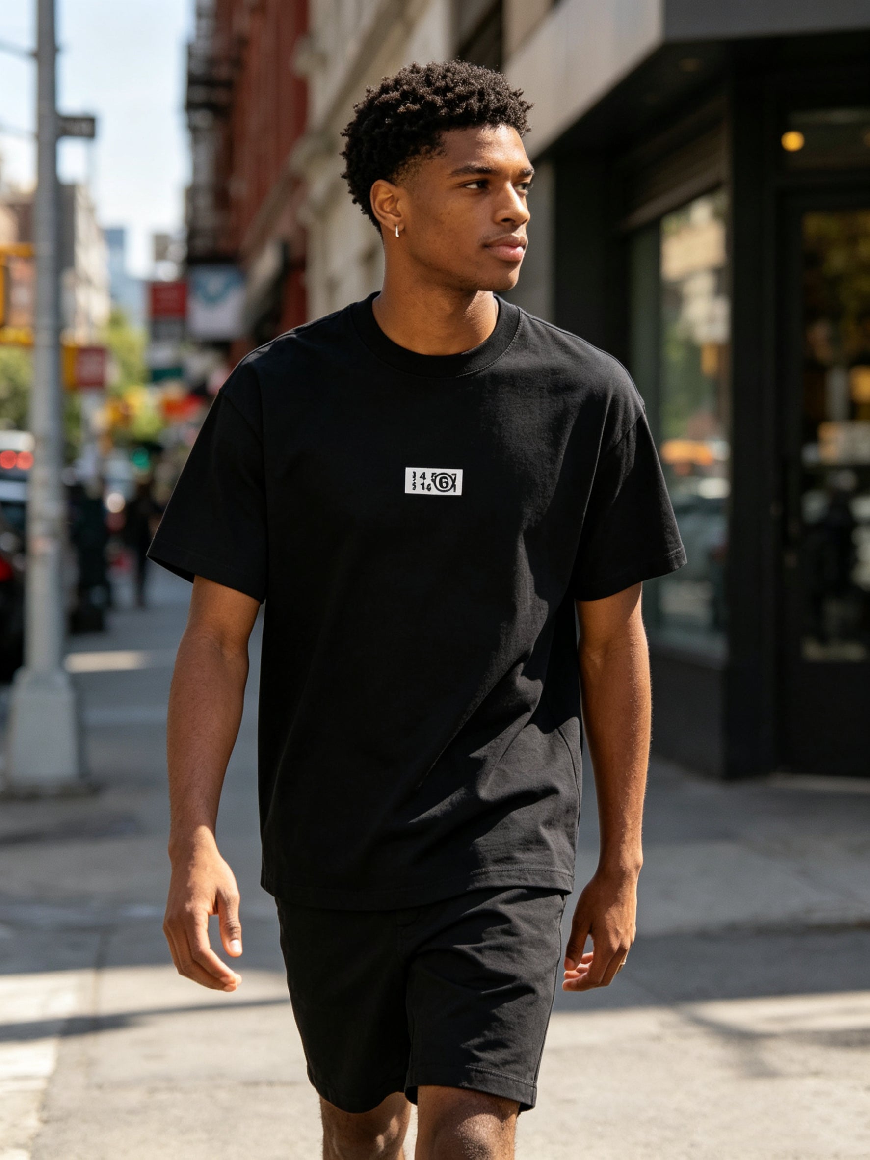 MM6 Maison Margiela Zoom Logo Oversized TShirt In Focus