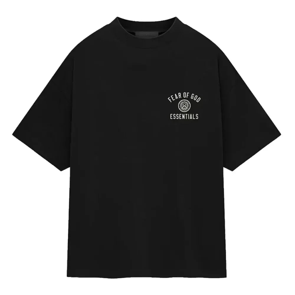 Best Place to Buy Fear Of God Essentials Jersey Crewneck Tee Black