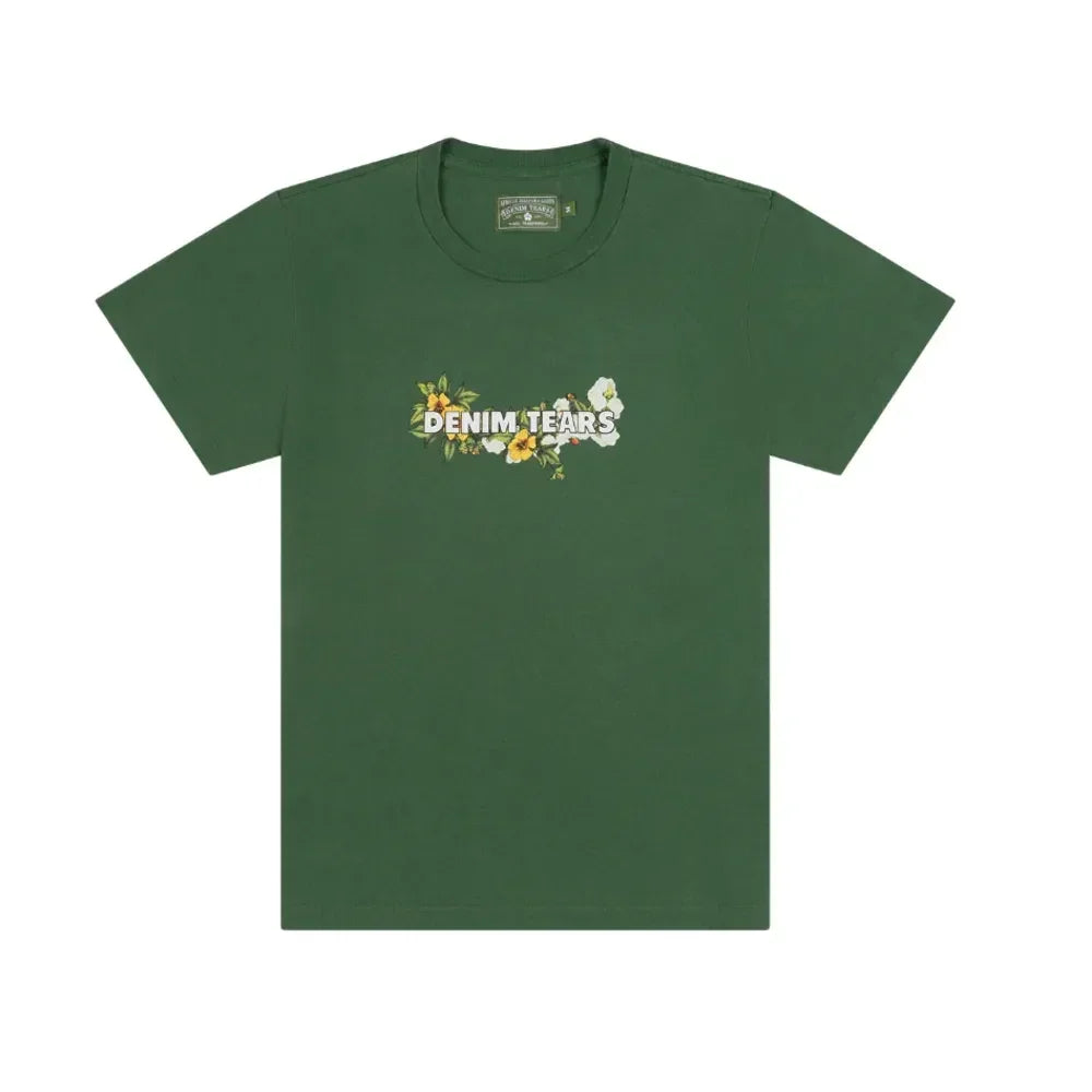 Where to buy Denim Tears Logo Tee Green - AFV Clothes