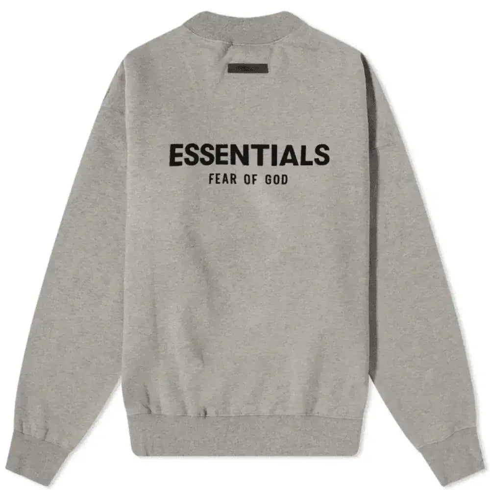 Fear of God Essentials SS22 Core Collection Crewneck Dark Oatmeal - AFV Clothes