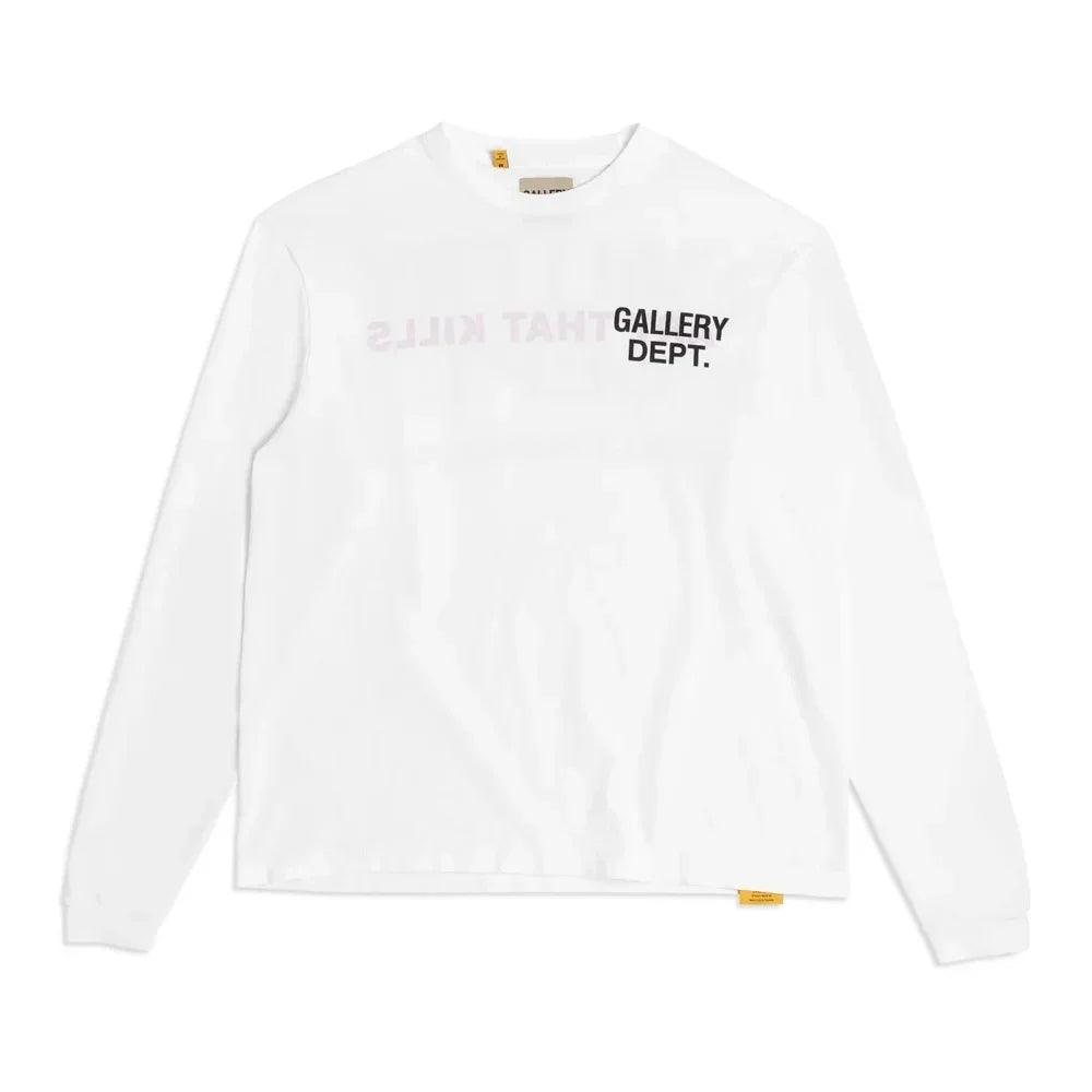 Gallery Dept. Art That Kills Reversible L/S Tee White - AFV Clothes