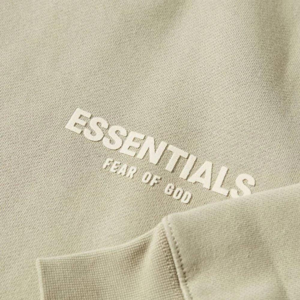 Fear of God Essentials Logo Hoodie Seafoam - AFV Clothes