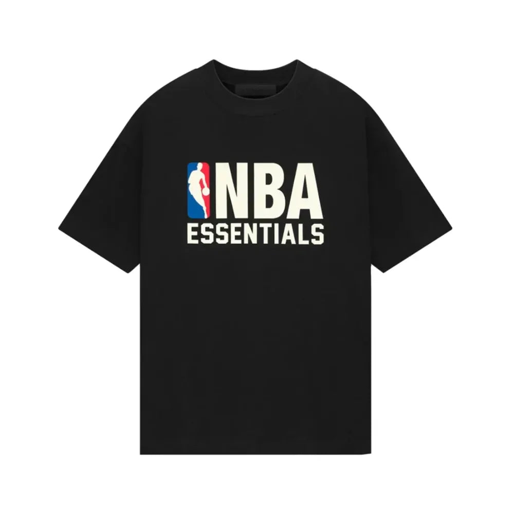 Fear of God Essentials NBA Tee Black - AFV Clothes