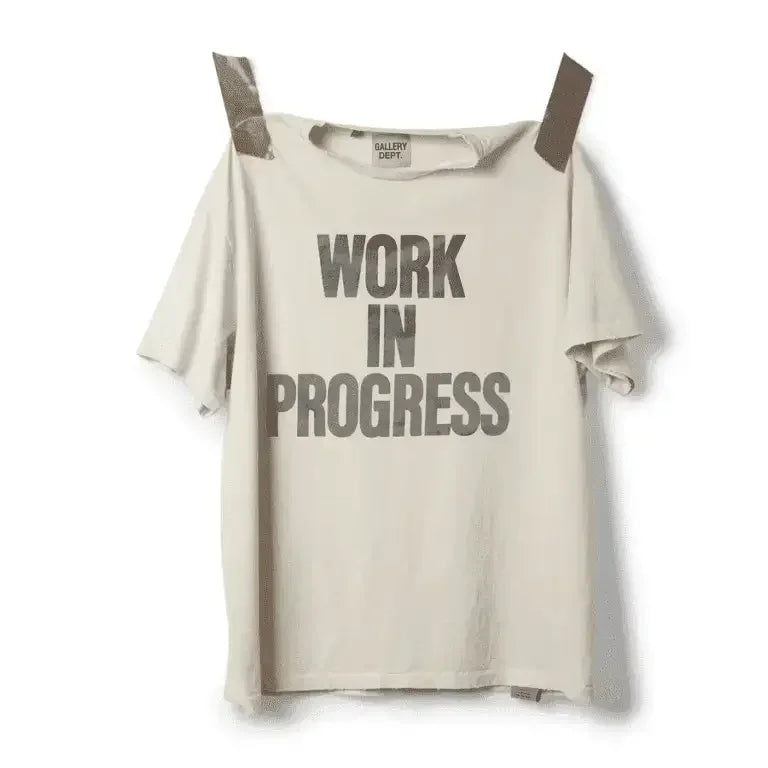 Gallery Dept. Work in Progress Tee White - AFV Clothes