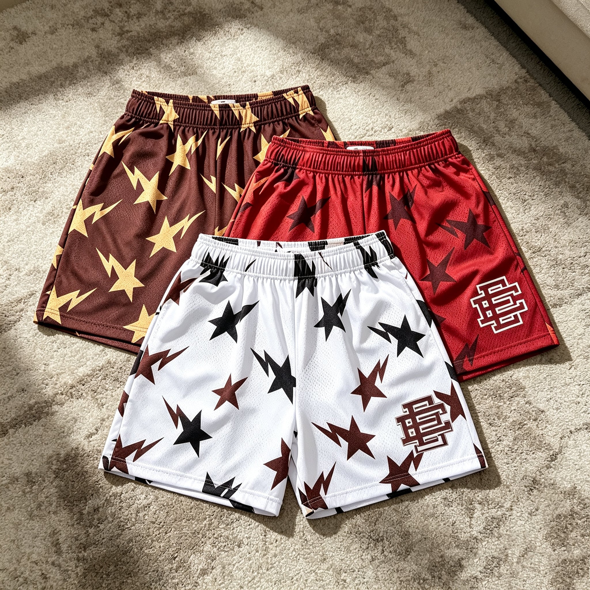 Three Eric Emanuel x BAPE Shorts Three Summer Moods