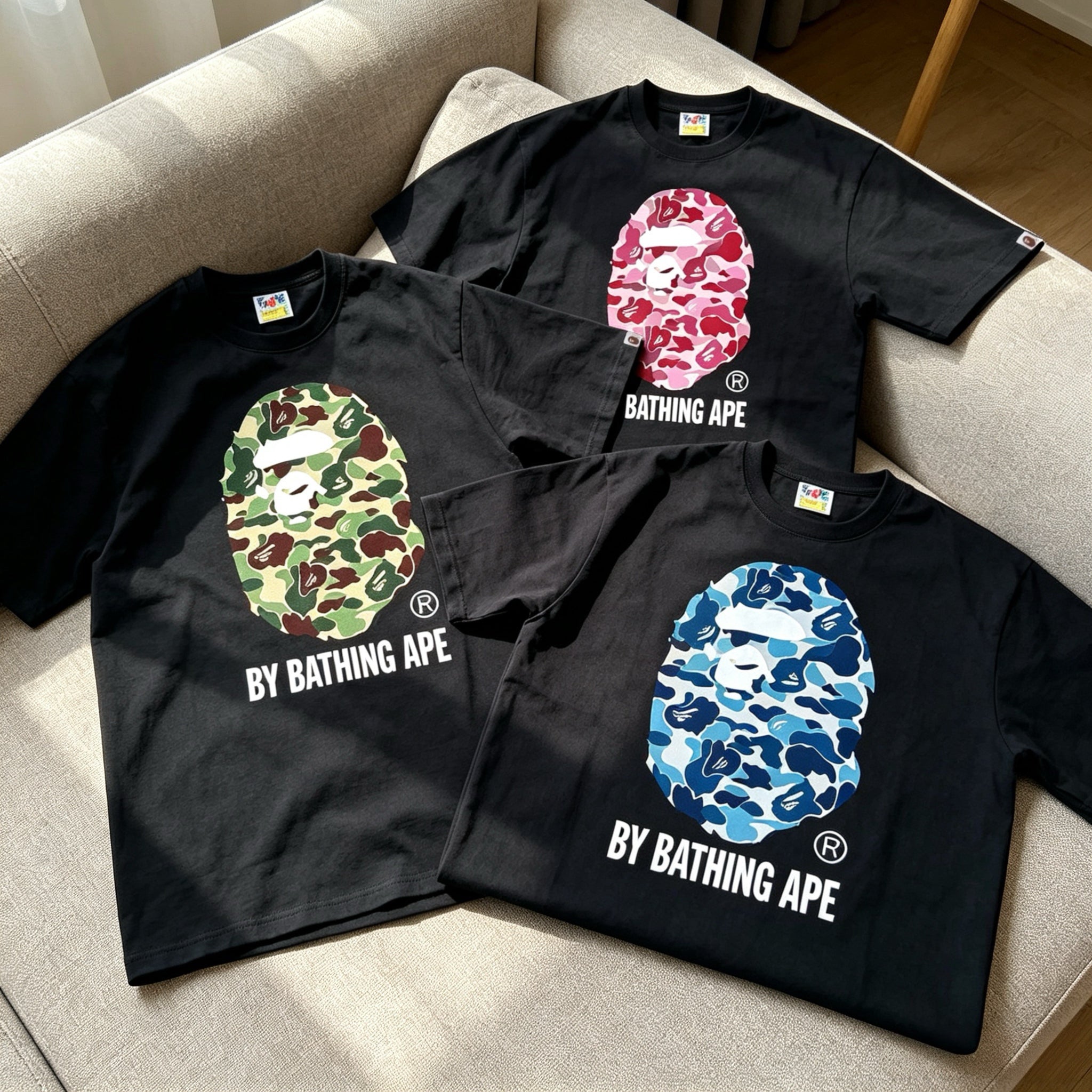 BAPE ABC Camo Tee Color Guide