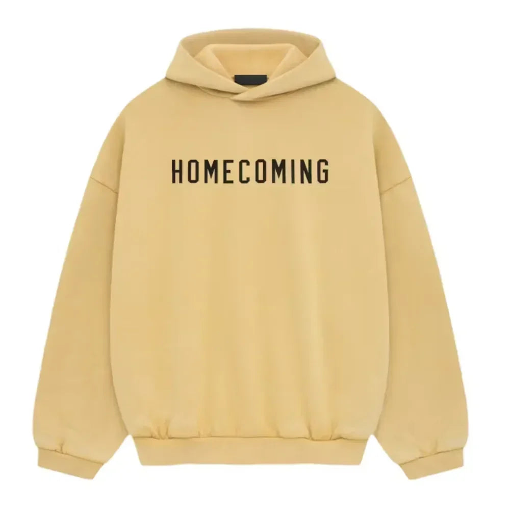 Where to buy Fear of God Essentials Heavy Fleece Hoodie Amber - AFV Clothes