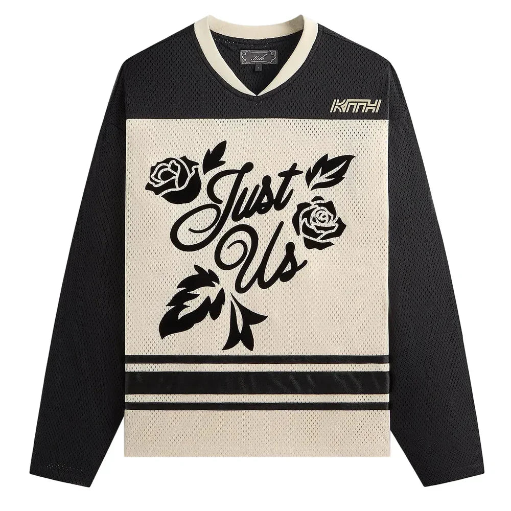 Kith Malik Long-Sleeve Mesh Jersey Sandrift