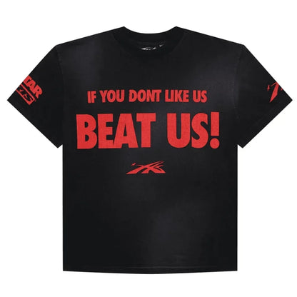 Hellstar Beat Us! T-shirt Red/Black - AFV Clothes