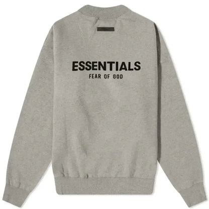 Fear of God Essentials SS22 Core Collection Crewneck Dark Oatmeal - AFV Clothes