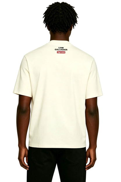 Represent Liam Gallagher Cmon You Know Vintage Tee White