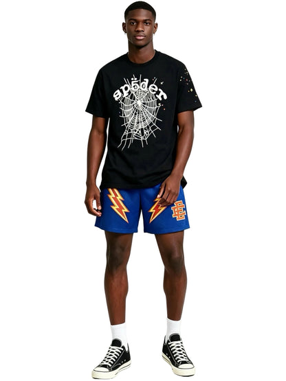 Eric Emanuel EE Short Blue Red Bolt