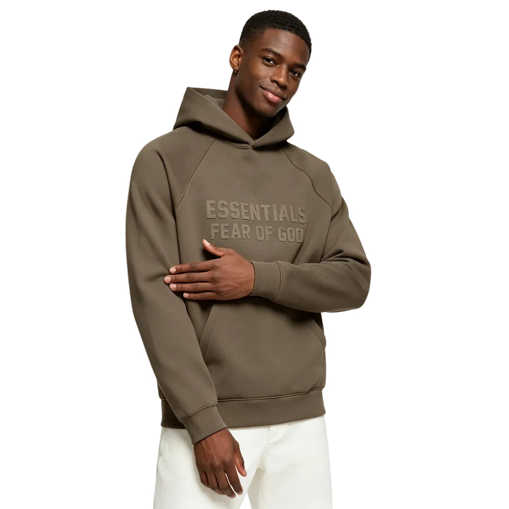 Fear of God Essentials Hoodie Wood