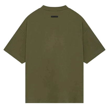 Fear of God Essentials Jersey Crewneck Tee Military