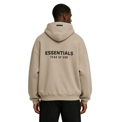 Fear of God Essentials Fleece Hoodie II Desert Sand