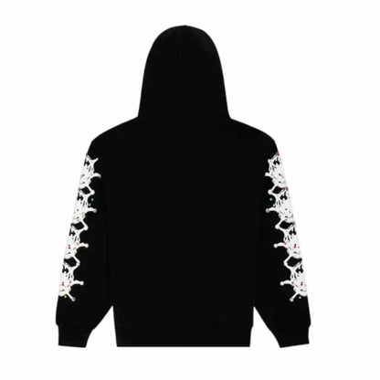Sp5der Stone Hoodie Black - AFV Clothes