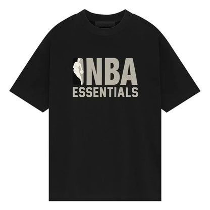 Fear of God Essentials NBA Tee SS25 Black - AFV Clothes