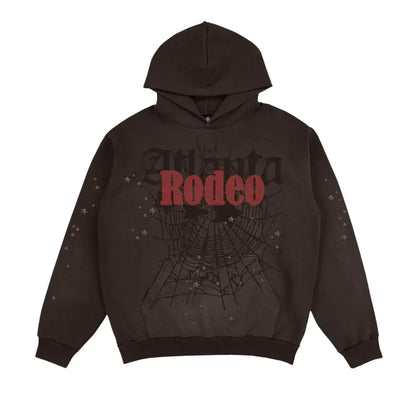 Travis Scott Cactus Jack x Sp5der Days Before Rodeo Hoodie Brown - AFV Clothes