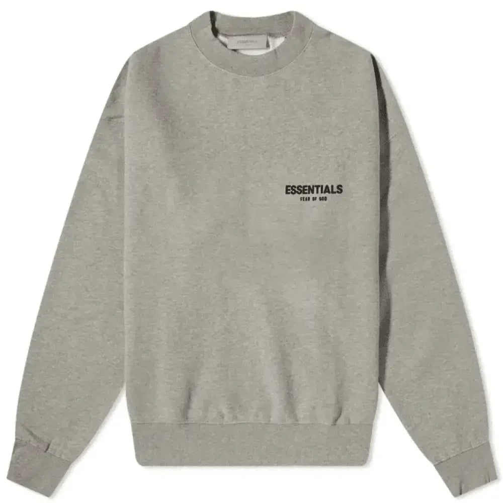 Fear of God Essentials SS22 Core Collection Crewneck Dark Oatmeal - AFV Clothes
