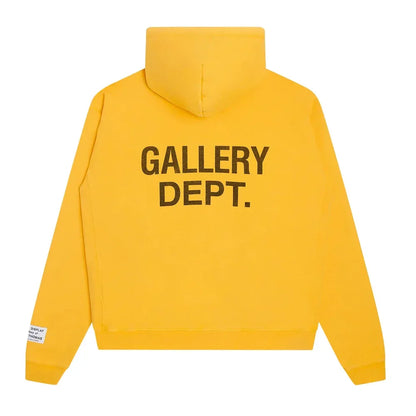 Gallery Dept. 90s GD Logo Hoodie Gold