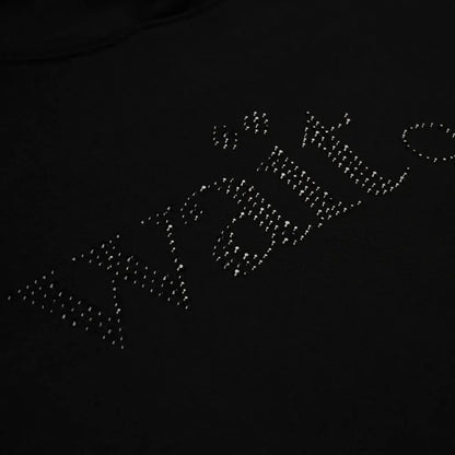 Sp5der Wait Stone Hoodie Black - AFV Clothes