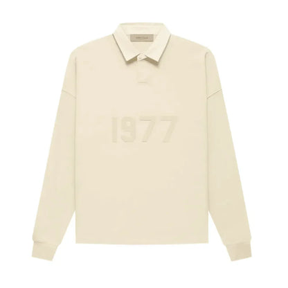 Fear Of God Essentials Henley Rugby Egg Shell - AFV Clothes
