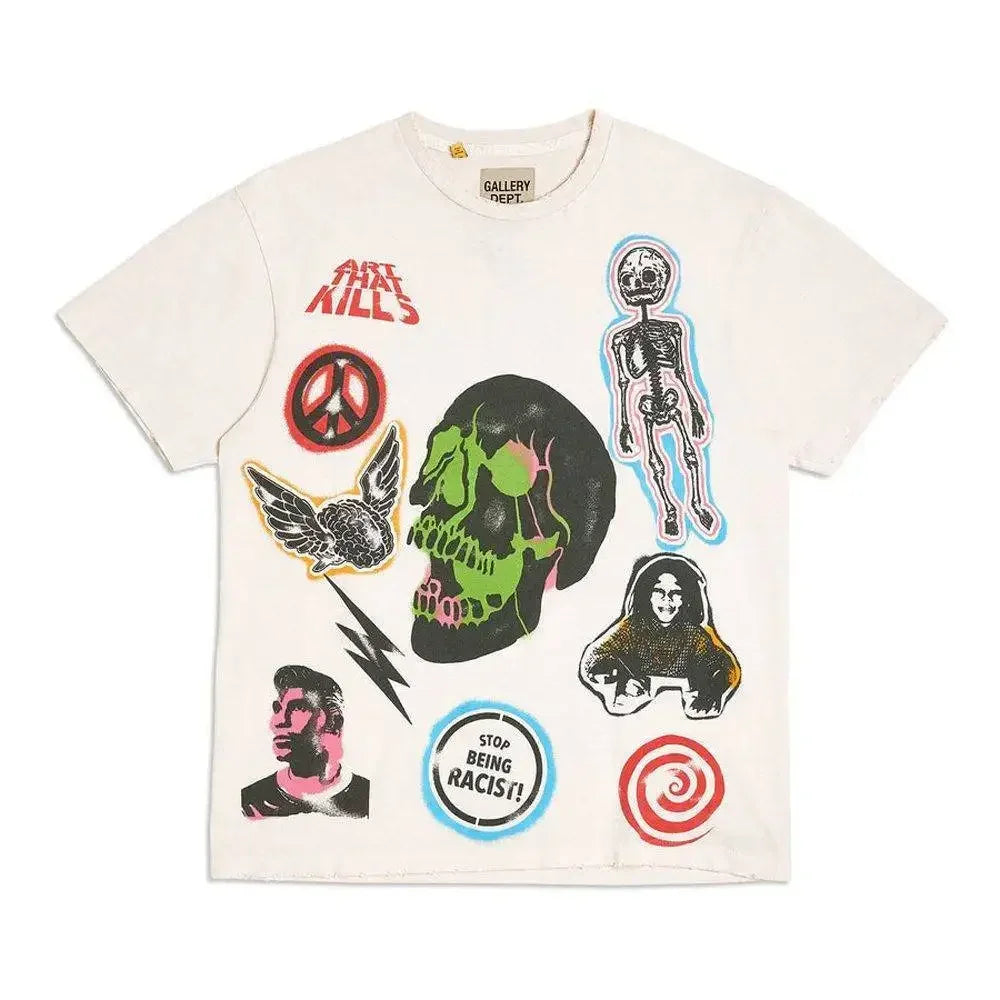 Gallery Dept. Illadox Tee Off White - AFV Clothes
