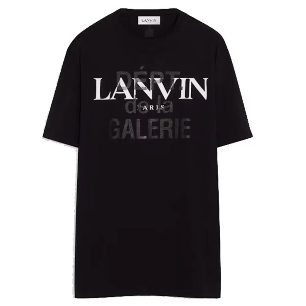 Lanvin x Gallery Dept. Printed T-shirt In French Black - AFV Clothes