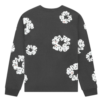 Denim Tears Rhinestone Wreath Thermal Vintage Black - AFV Clothes