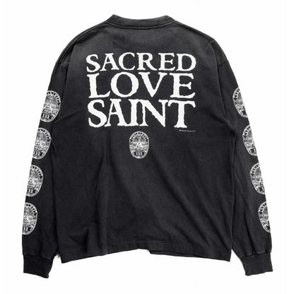 SAINT Mxxxxxx LS TEE / LOVE SAINT BLACK 