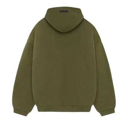 Fear of God Essentials Fleece Hoodie Military - AFV Clothes