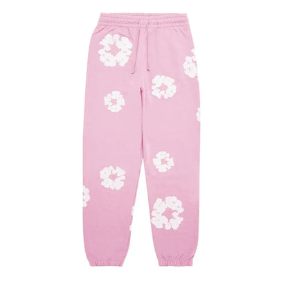 Denim Tears The Cotton Wreath Sweatpants Pink - AFV Clothes