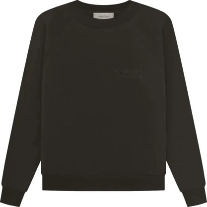 Fear of God Essentials Crewneck Off Black - AFV Clothes