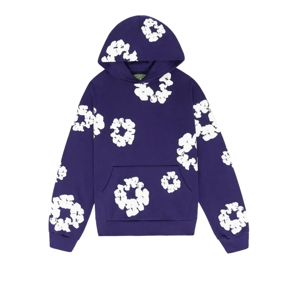 Denim Tears The Cotton Wreath Sweatshirt Purple - AFV Clothes