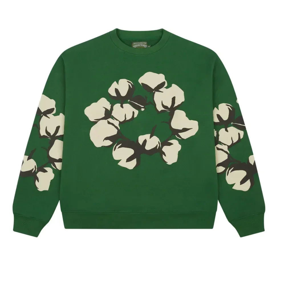 Denim Tears xCPFM Cactus Tears Crewneck Green - AFV Clothes