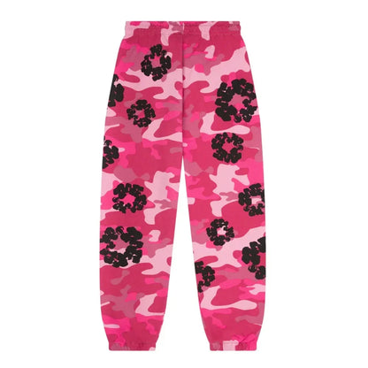 Denim Tears The Cotton Wreath Sweatpant Pink Camo - AFV Clothes